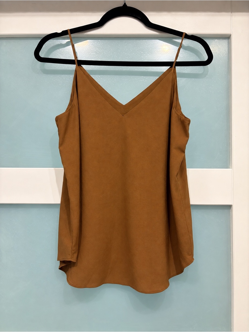 Express NWT Brown V-Neck Cami Tank Top Size S
